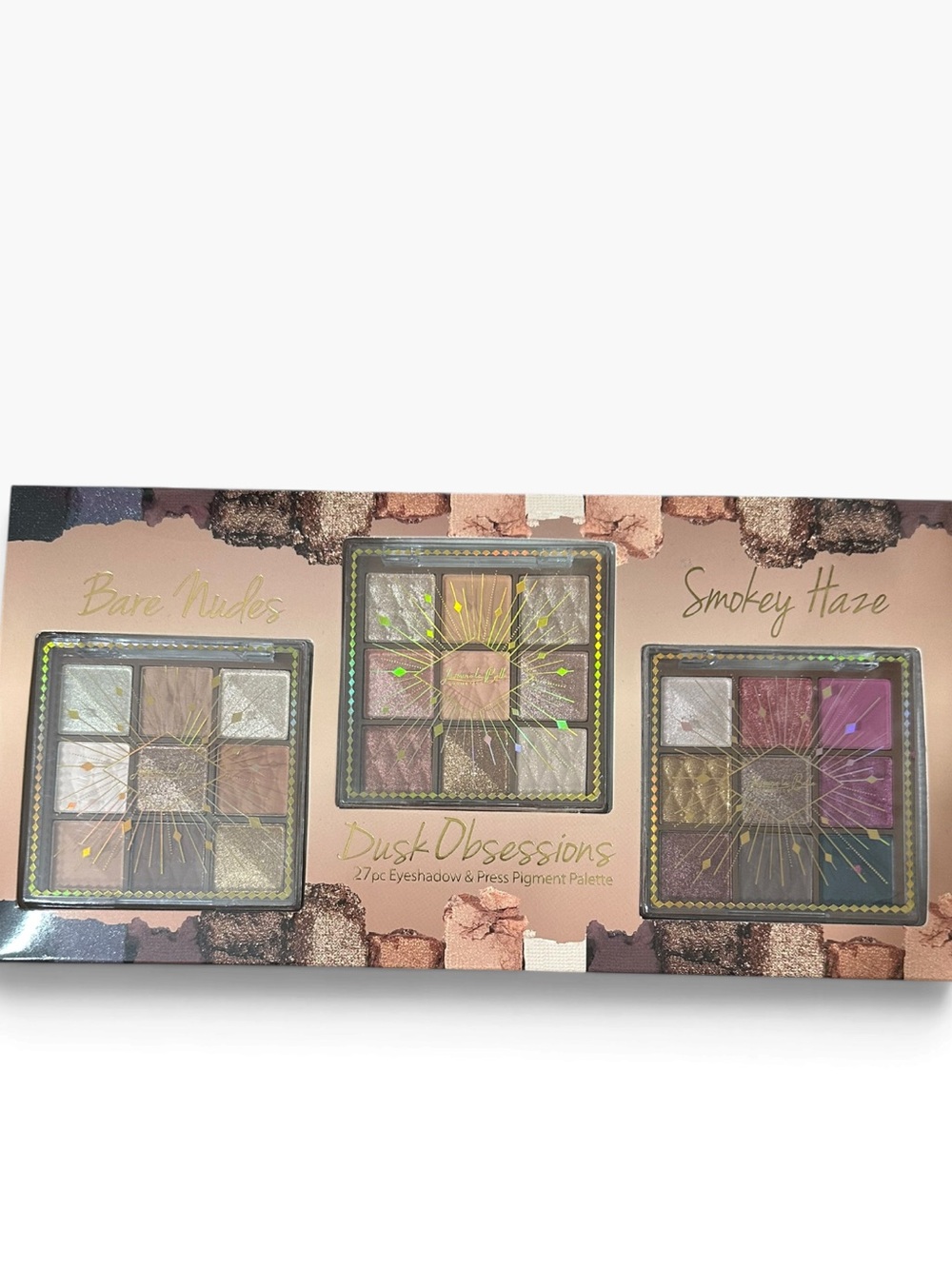 Dusk Obsessions 27-Color Eyeshadow Palette — Neutral & Smokey Haze